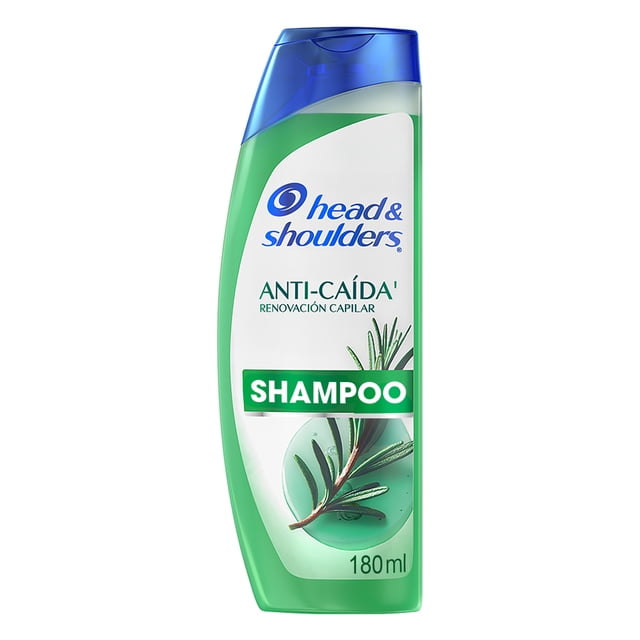 Shampoo Head & Shoulders Anti-Caída' Renovación Capilar con Romero 180 ml