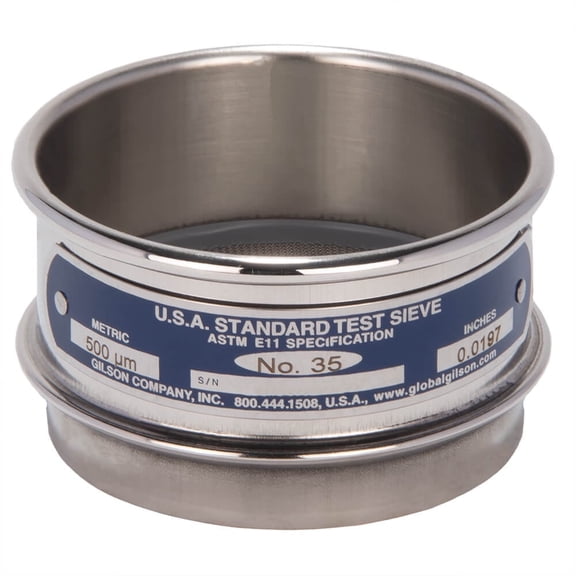 3in Sieve, All Stainless, Full-Height, No.35