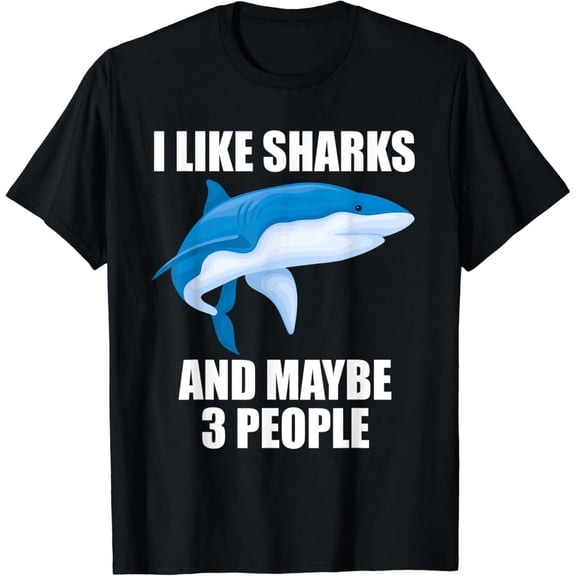 Shark Love Ocean Fish Wildlife Joke Costume | Mens Womens T Shirt