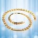 thumbnail image 3 of Collar de acero inoxidable dorado alivio del dolor de moda, , para hombres mujeres 51-80 cm/20-31,5 pulgadas Sunnimix Collar de acero inoxidable, 3 of 6