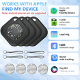 thumbnail image 6 of Air Tracker Tag, Bluetooth Tracker 4 Pack for Apple Find My, iOS Only Key Finder with Loud Alarm and Replaceable Battery for Keys, Wallet, Luggage, 6 of 10