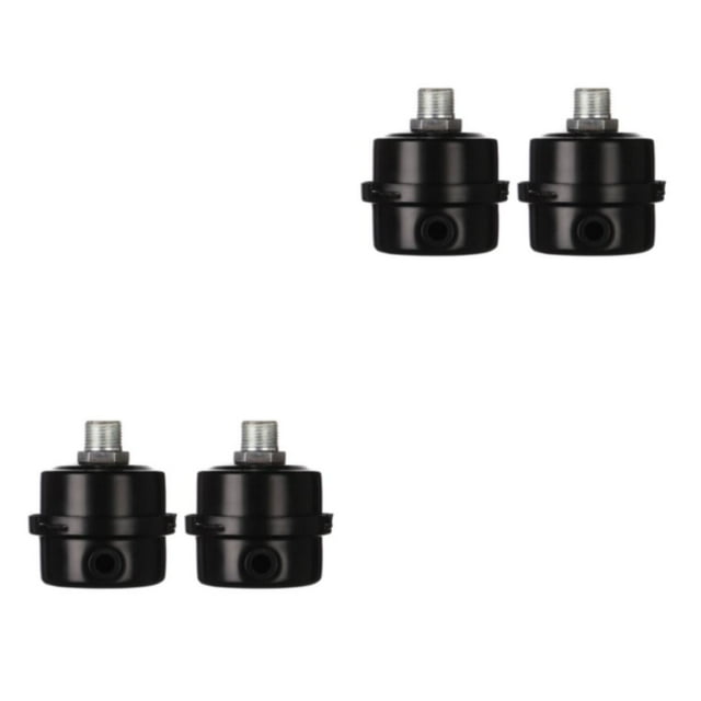 Guardoinrt 2x Black Powerful And Portable Air Compressor With Low Noise Operation Filter Intake 12.5mm iron G1/4 2Set