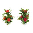 thumbnail image 2 of Coofit Fleur en Pot Artificielle Décorative Lotus Réaliste Fausse Fleur Plante en Pot, 2 of 4