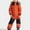 X-325Orange, variant on FAOWME Big Child Girls Boys Hooded Romper Long Sleeve Zipper Color Block Waterproof Windproof Comfortable Warm Jumpsuits Ski Suit For Outdoor Activities Blue 4-5 Years