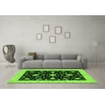 thumbnail image 3 of Ahgly Company Indoor Rectangle Oriental Green Traditional Area Rugs, 3' x 5', 3 of 4