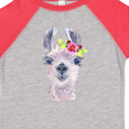 thumbnail image 4 of Inktastic Cute Llama with Flower Boys or Girls Toddler T-Shirt, 4 of 5