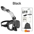 Snorkel Mask Foldable AntiFog Diving Mask Set With Full Dry Top System