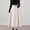 White, variant on Women's High Waist Pleated A-Line Midi Skirt, Casual Flared Work Skirt with Pockets, Elegant Solid Skirts for Women Grey XL