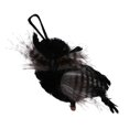 thumbnail image 4 of Estatua de espuma perfecl plumas artificiales decoración jardín negro, 4 of 8