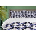 thumbnail image 4 of Ambesonne Geometric Duvet Cover Set, Contemporary Abstract Art, 2-Calking, Violet Grey, 4 of 7