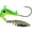 Chartreuse/Lime, variant on Road Runner Barbed Glow Head 1/8oz Underspin Jighead Orange Glow