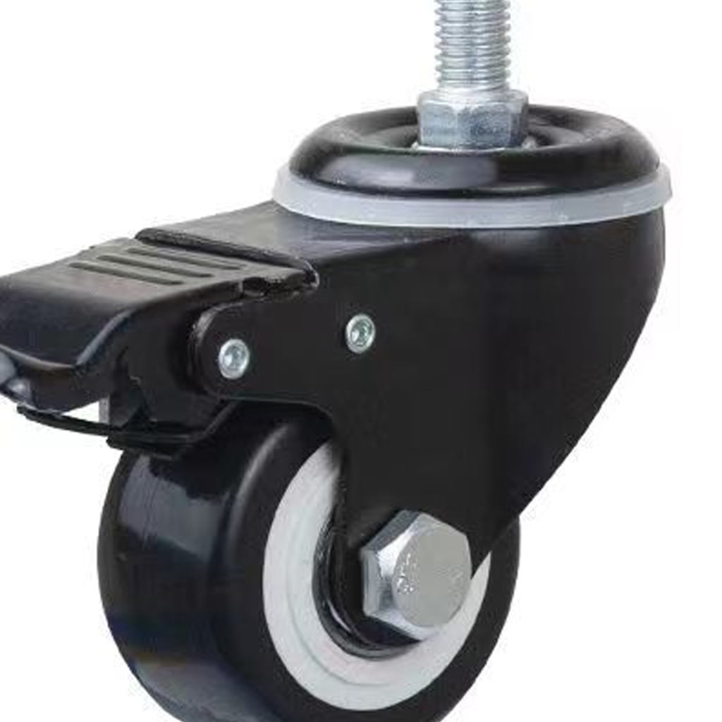 Zeiwohndc Super Quiet Furniture Rollers Strong Steel Base 4pcs for Commercial Home