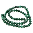 thumbnail image 2 of 1 Strand Natural Malachite Loose Beads 4/6/8/10mm 6mm, 2 of 7