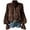 a-Brown8926, variant on Womens Velvet Floral Print Blouse Puff Long Sleeve Button Down Collared Vintage Casual Shirt For Retro Stylee Turn Down Collar Shirt Trendy Top