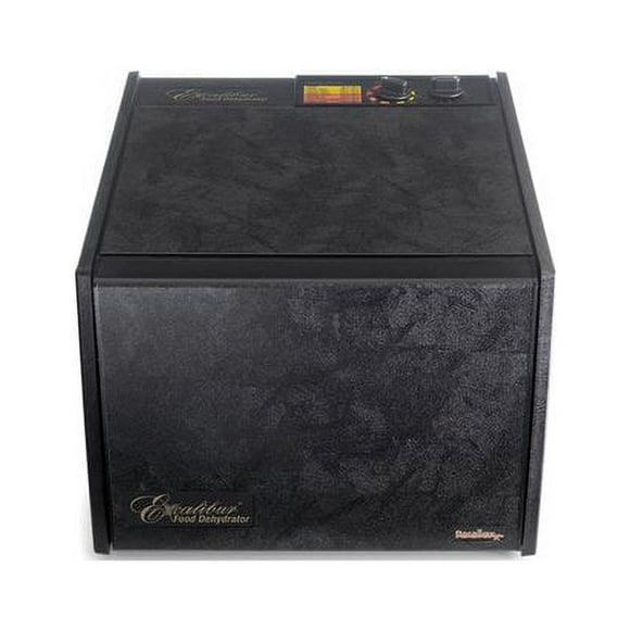 Excalibur Réglages de Température Alimentaire Électrique à 9 Plateaux et Minuterie de 26 Heures Arrêt Automatique Inclus Guide de Déshydratation, Noir