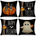 thumbnail image 4 of Funda de cojín de Halloween de 45x45cm, decoración de calabaza, fantasma, murciélago, mago, funda de almohada para el hogar, suministros de fiesta de Halloween de miedo, regalo, 4 of 4