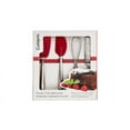 thumbnail image 2 of Cuisipro Piccolo Baking Set Red, Silicone and Carbon Steel (8" Grater,8" Whisk, 8" Spatula,8" Turner), 2 of 3