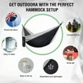thumbnail image 5 of 300x200cm Portable Camping Tourist Parachute Cloth Hammocks  Outdoor Garden Travel Sleeping Hanging Hammock Swing Nature Hike, 5 of 10
