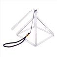 thumbnail image 2 of 6inch Quartz Crystal Singing Bowl Sound Therapy Pyramid Yoga Meditation Transparent Tibetan Bowl Percussion Instruments, 2 of 8