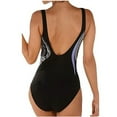 thumbnail image 3 of TQWQT Women's One Piece Swimsuit Tummy Control Swimwear Slimming Vintage Bathing Suits, 3 of 5