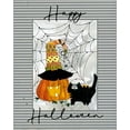 thumbnail image 2 of Robinson, Carol 12x14 Gold Ornate Wood Framed with Double Matting Museum Art Print Titled - Happy Halloween Pumpkin, 2 of 4