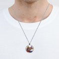 thumbnail image 5 of Mind Car Glass Design Circular Pendant Women's Necklace, 5 of 5