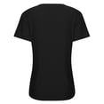 thumbnail image 4 of Women Nursing Short Sleeve Ribbed Knitted Top - Layered Design Breastfeeding T-Shirt, 4 of 6