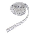 thumbnail image 1 of Rhinestones Ribbon Sticker, Sliver Resin Rhinestone Strip Multi Functional 2pcs Self Adhesive  for Bags, 1 of 7