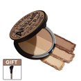 thumbnail image 1 of 3-Color Contouring Palette for Sculpted Face Makeup with Highlighter Wet or Dry Use All Skin Tones, 1 of 8
