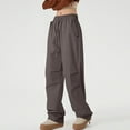 thumbnail image 6 of Thin Straight Leg Work Pants for Women, Wide Leg Long Pants Trousers Slacks, Business Casual Office Professional Style Gifts | CSEONE,Dark Gray XL, 6 of 9