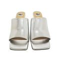 thumbnail image 2 of Ninety Union Florence Metal Heel Slide, Silver, 13, 2 of 5