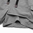 thumbnail image 5 of aohooy Big and Tall Drawstring Cargo Shorts for Men Bermuda Shorts Elastic Waist Summer Beach Quick Dry Shorts with Multi Pockets Dark Gray,XXXXL, 5 of 9