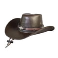 thumbnail image 2 of Sombrero de vaquero Yinane Sombrero de jazz Café, 2 of 8