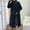 Black, variant on Winter Fall Cardigan Sweaters for Women Open Front Hooded Cable Knit Oversized Coats (Black XXXXXXS)