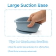 thumbnail image 5 of BabyX Silicone Baby Starter Kit, 5 Pieces First Feeding Set, Including Training Spoon, Fork, Cup, Bib and Heart Shaped Bowl (Blue), BPA-Free, Baby Utensils Supplies, Microwave/Dishwasher Safe, 5 of 6
