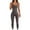 39Grey, variant on Women Workout Seamless Jumpsuit Yoga Ribbed Bodycon One Piece Spaghetti Strap Leggings Romper