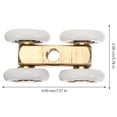 thumbnail image 2 of Homoyoyo 2Jgo Polea Deslizante Para Puerta Con Rodamientos Soldados Y Resistencia A Impactos, 2 of 8