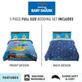 thumbnail image 5 of Baby Shark Kids Full Bed in a Bag, Comforter and Sheets, Blue, Nickelodeon, 5 of 9