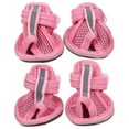 thumbnail image 2 of RomaMX 4 Piezas De Verano Transpirable Mascotas Botas Para Perros Sandalias De Malla Zapatos Para Perros Zapatillas Antideslizantes Suministros Para Mascotas (Rosa) - Tamaño 3, 2 of 7