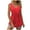 Red, variant on Spring Tops for Women Tank Tops for Women Fashion Summer V-Neck Sleeveless Solid Casual Tank Top Blouse Womens Clothes under $8