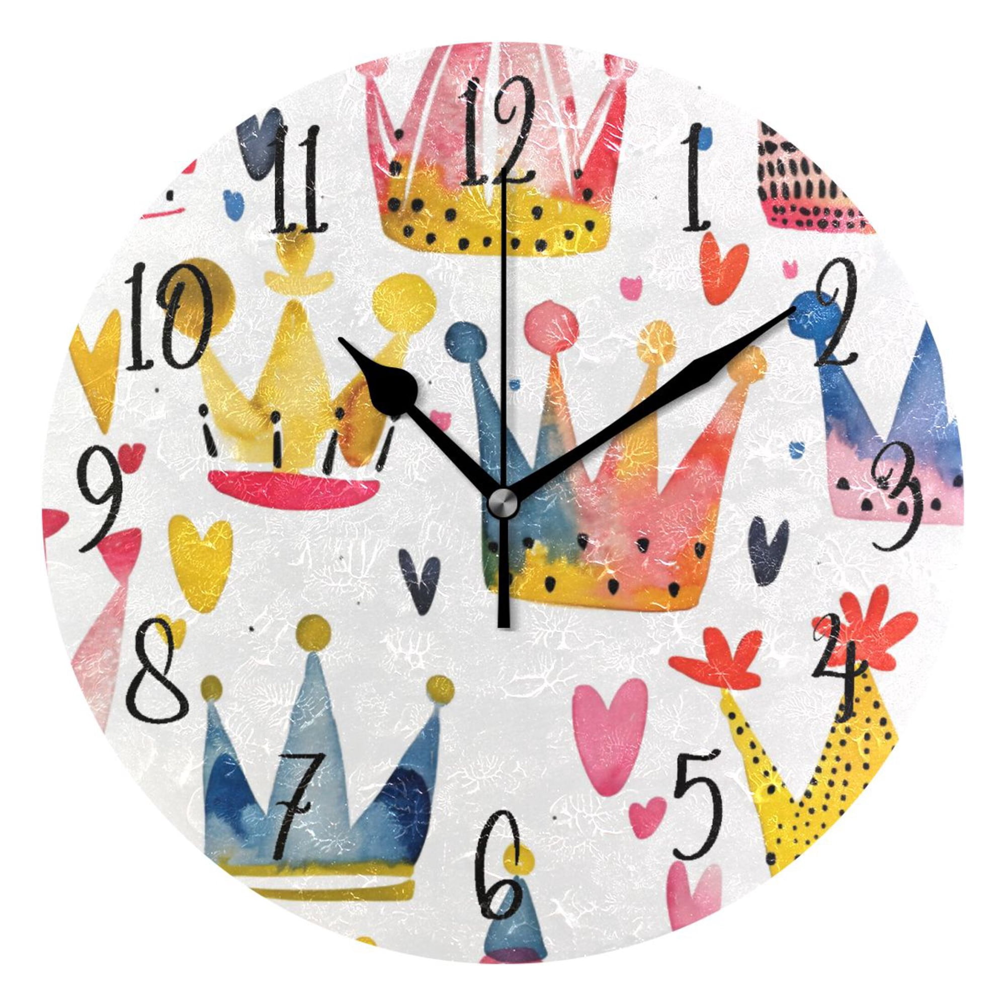 Round Clock Black Clock 9 . 84 * 9 . 84 Inch Round Art Clock Decorative Clock Creative Clock Dual photo Round Clock Black Clock 9 . 84 * 9 . 84 Inch Round Art Clock Decorative Clock Creative Clock Dual