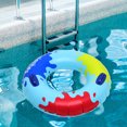 thumbnail image 3 of Flotador de piscina inflable, anillo de natación para adultos, anillo flotante de verano con asa, 3 of 6