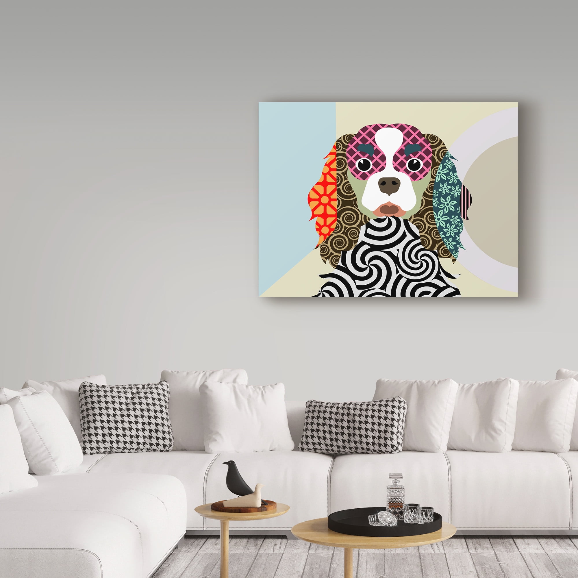 Trademark Fine Art 'Cavalier King Charles Spaniel' Canvas Art by Lanre Adefioye