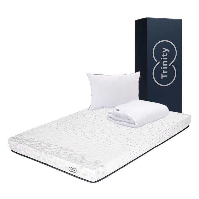 Colchón de Caja King Size Restonic Trinity + Almohada One + Protector Cloud