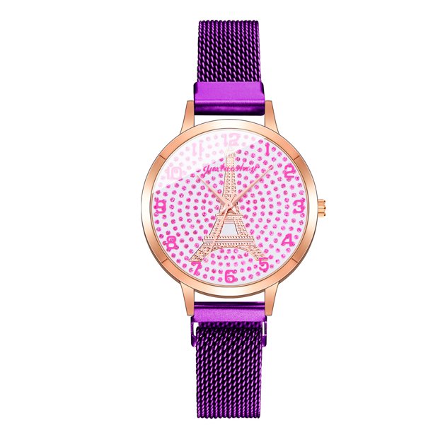 Reloj de moda para mujer, reloj de acero inoxidable, vestido informal, joyería de cristal para muñeca Wmkox8yii gfajkfgbkjabf521
