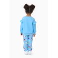 thumbnail image 4 of Conjunto de camisa con volantes y pantalones con bolsillos de Frozen Elsa para niñas pequeñas de Disney, 4 of 9