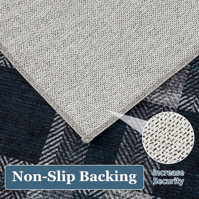5'x7' Modern Washable Area Rugs for Living Room Tartan Ultra Soft Rug for Bedroom Farmhouse Non Slip Throw Rugs for Home Office