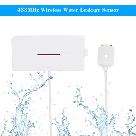 eWeLink 433MHz Wireless Water Leakage Sensor Water Leaks Intrusion Detector Alert Water Level Overflow Alarm for Home House Security Alarm