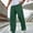 Army Green, variant on ZUBMGKTE Pants for Men Casual Elastic Waist Loose Straight with Pockets