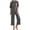 *2-Gray, variant on VBVC Women's Soft Modal Pajama Set,Loose Fit Sleepwear for Women,Ladies Long Sleeve Loungewear with Pockets,Watermelon Red,M-L